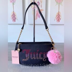 JUICY COUTURE Purse Be Classic II Shoulder Bag -  Black